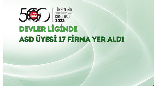 Devler liginde ASD üyesi  17 firma yer aldı